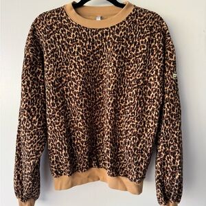 Fabletics Leopard Print Sweatshirt